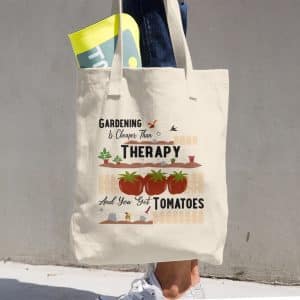 Funny Gardening Humor Cotton Tote Bag