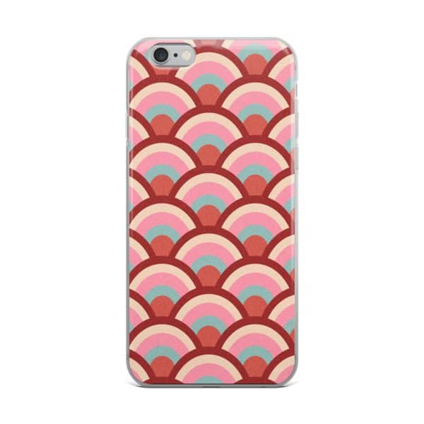 iPhone Case With Hipster Seashell Pattern